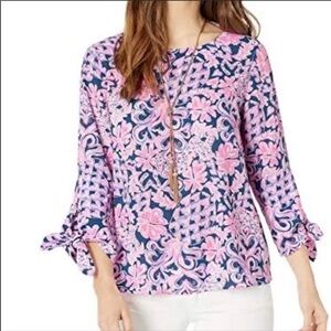 Lilly Pulitzer Langston in Indigo Love You Bunches